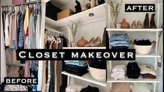 EXTREME Small Closet Makeover + Organization (Pinterest Inspired) // PART II | Faith Lyric