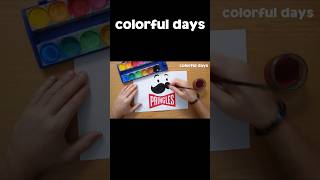 PRINGLES logo painting