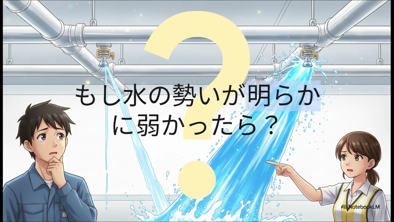 スプリンクラー点検の裏側