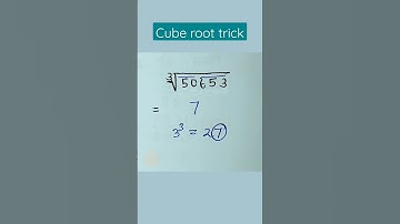 cube root trick🔥#maths #shorts #educationwar