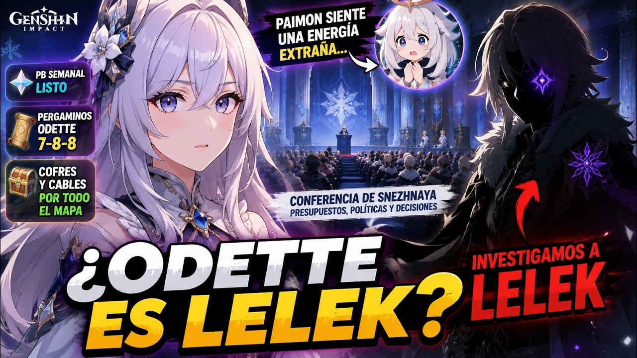 ¡Paimon está siendo afectada! 😱 | Investigamos a Lelek y seguimos la historia en Snezhnaya 20260830
