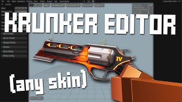 GET ANY SKIN IN KRUNKER || Krunker Editor Tutorial
