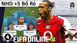 FIFA Online 4 | Xây Dựng & Trải Nghiệm Đội Hình " NHD +5 " Cực Mát Với " MÁY CHẠY " T. Henry NHD +5 FIFA Online 4 | Xây Dựng & Trải Nghiệm Đội Hình " NHD +5 " Cực Mát Với " MÁY CHẠY " T. Henry NHD +5