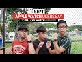 Sh*t Apple Watch 4 Users Say to Samsung Galaxy Watch Users | TricycleTV