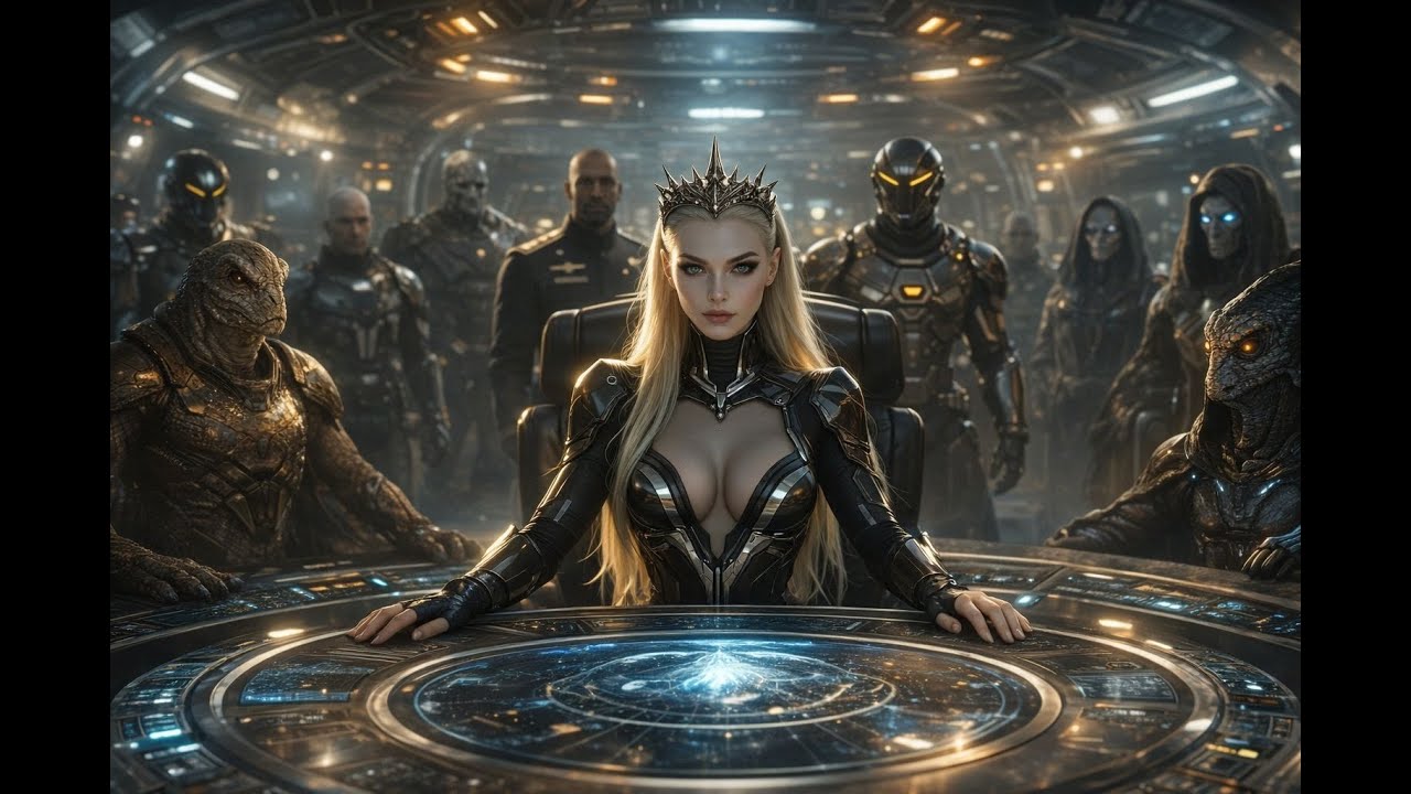 The Galactic Council Watched Human Drop the Act — And the Alien Queen Noticed