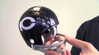 Signed Mike Ditka RK Suspension Mini Helmet w/ HOF 88 - SM Holo