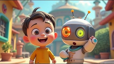 Five Little Robots — Beep Beep Count Along! | Fun Kids Counting Song | Robot Adventure Rhyme
