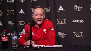 UCF 88, Texas Tech 80 - Grant McCasland Press Conference 🏀