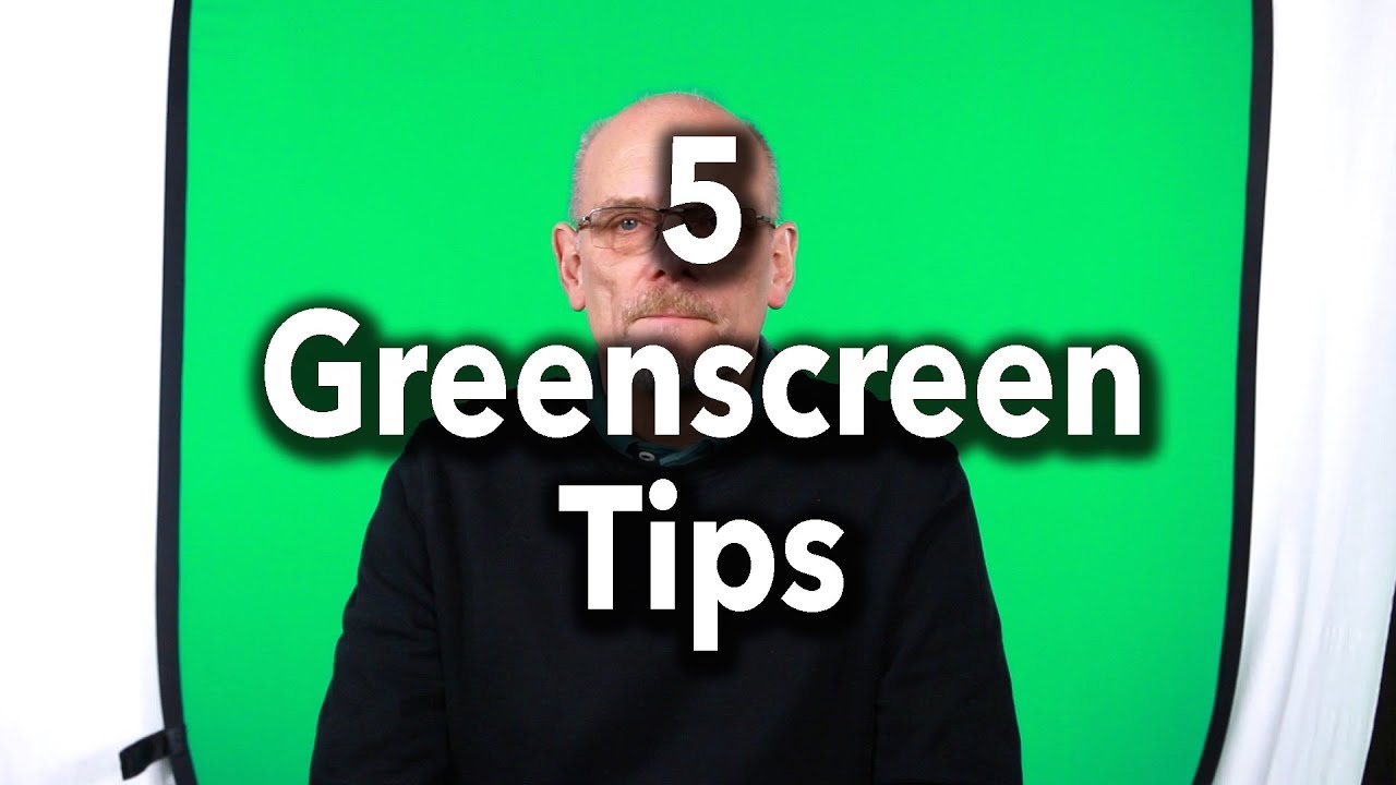 5 Tips for chroma key Green screen technique YouTube