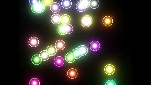 Color orbs. Draw by openFrameworks