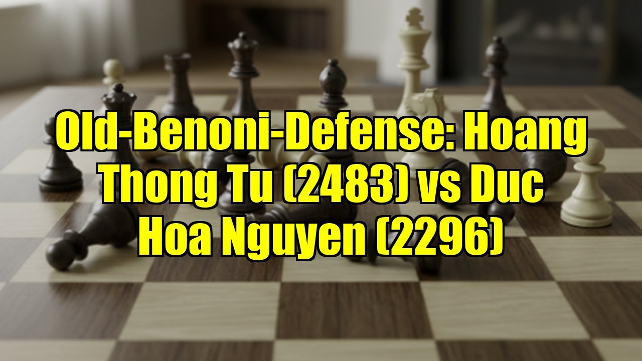 Old-Benoni-Defense: Hoang Thong Tu (2483) vs Duc Hoa Nguyen (2296)