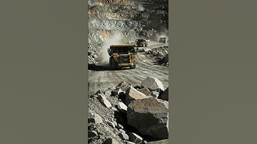 Massive Mining Trucks in Action: Heavy Haulage Power! 🚚