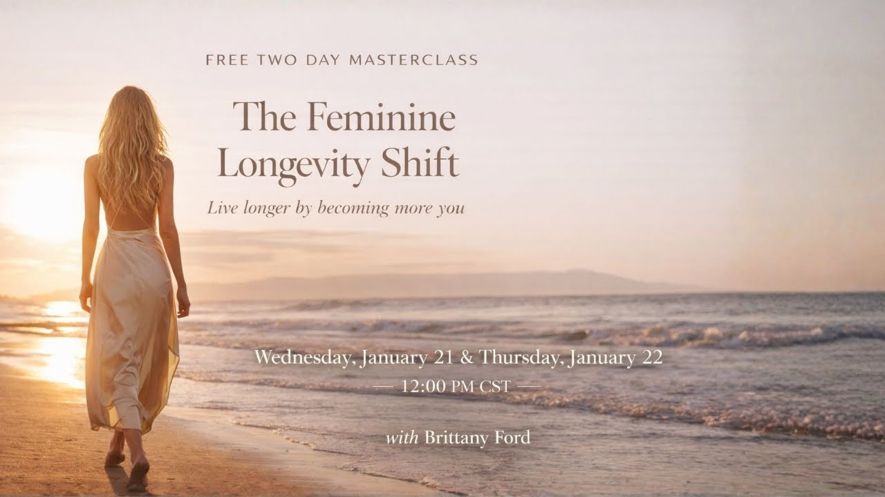 Day 1: The Feminine Longevity Shift — Why Women Age Faster When They’re Out of Alignment