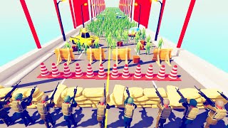 Bridge Zombie Wave vs Army Soldier - Totally Accurate Battle Simulator TABS screenshot 3