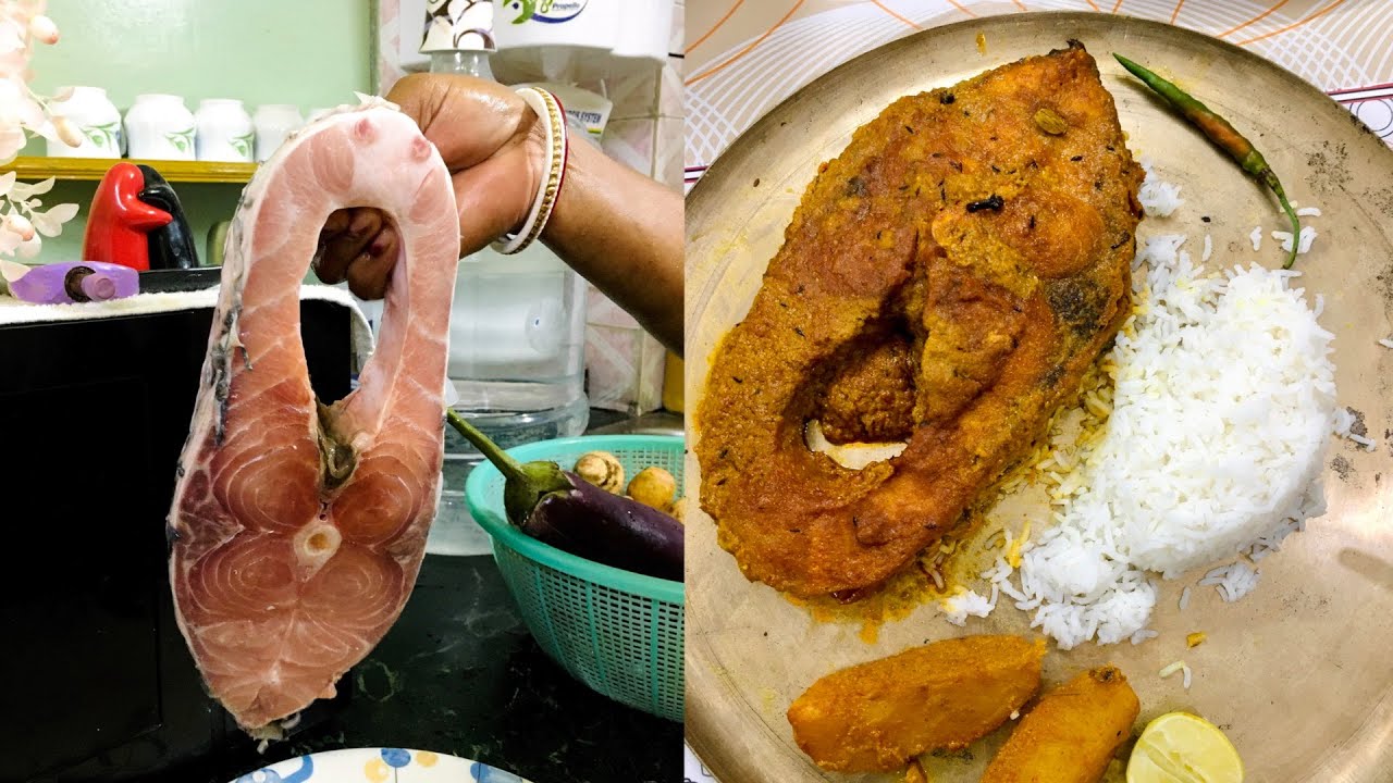 এক পিস্ মাছের ওজন এক কেজি | বিশাল সাইজের কাতলা রান্না হলো বাড়িতে | HUGE SIZE KOLKATA KATLA FISH