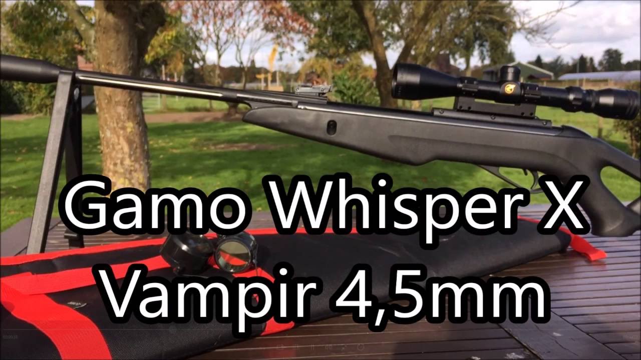 Gamo Whisper X Vampir 4 5mm SHOOTING COMPILATION YouTube