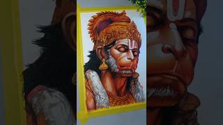 Hanuman ji drawing 😍 #drawing #art #shorts #hanuman