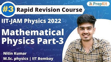 Vectors-3 | Mathematical Physics Revision Part-3 | RR L-3 |  IIT JAM Physics | Nitin | PreKit