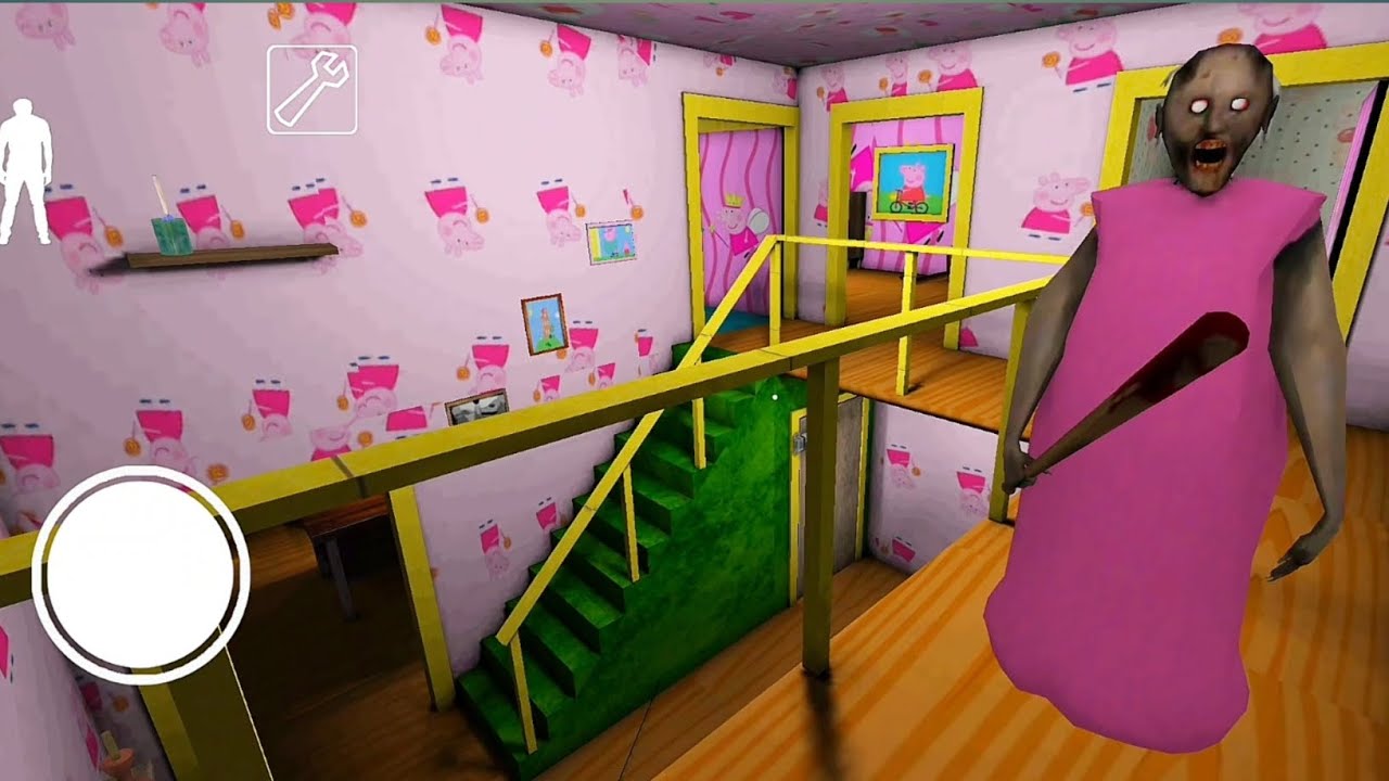 Granny horror house escape gameplay / granny peppa pig mod Ep05