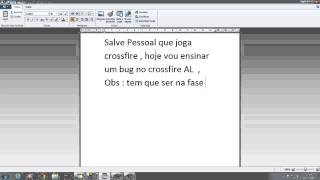 [CROSSFIRE AL]  BUGANDO NO CF ,- NAVIO !