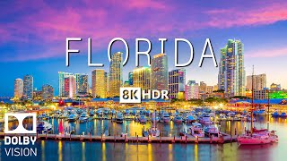 FLORIDA 8K Video HDR With Soft Piano Music - 60 FPS - 8K Nature Film