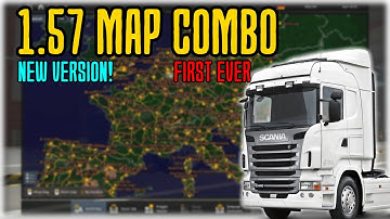 🌍 FIRST ETS2 1.57 MAP COMBO! 🚛 | Complete Guide + Downloads (4K)