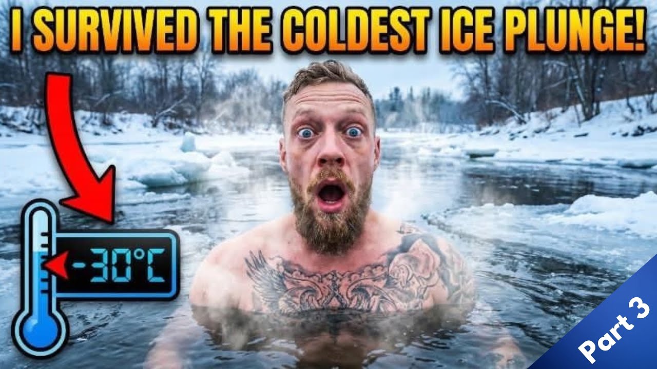 I SURVIVED THE COLDEST ICE PLUNGE! Part 3 