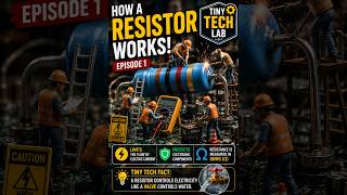 Tiny Engineers Repair a Giant Resistor! ⚡ | What Does a Resistor Do #Shorts