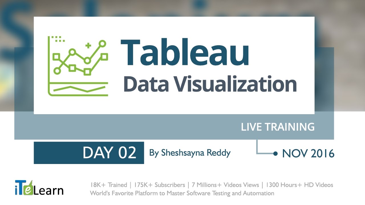 Tableau Data Visualization Day 02 for beginners - YouTube