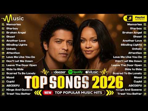 Bruno Mars, Rihanna, The Weeknd, Ed Sheeran, Adele, Dua Lipa, Maroon 5 🍁 Billboard Top 50 This Week