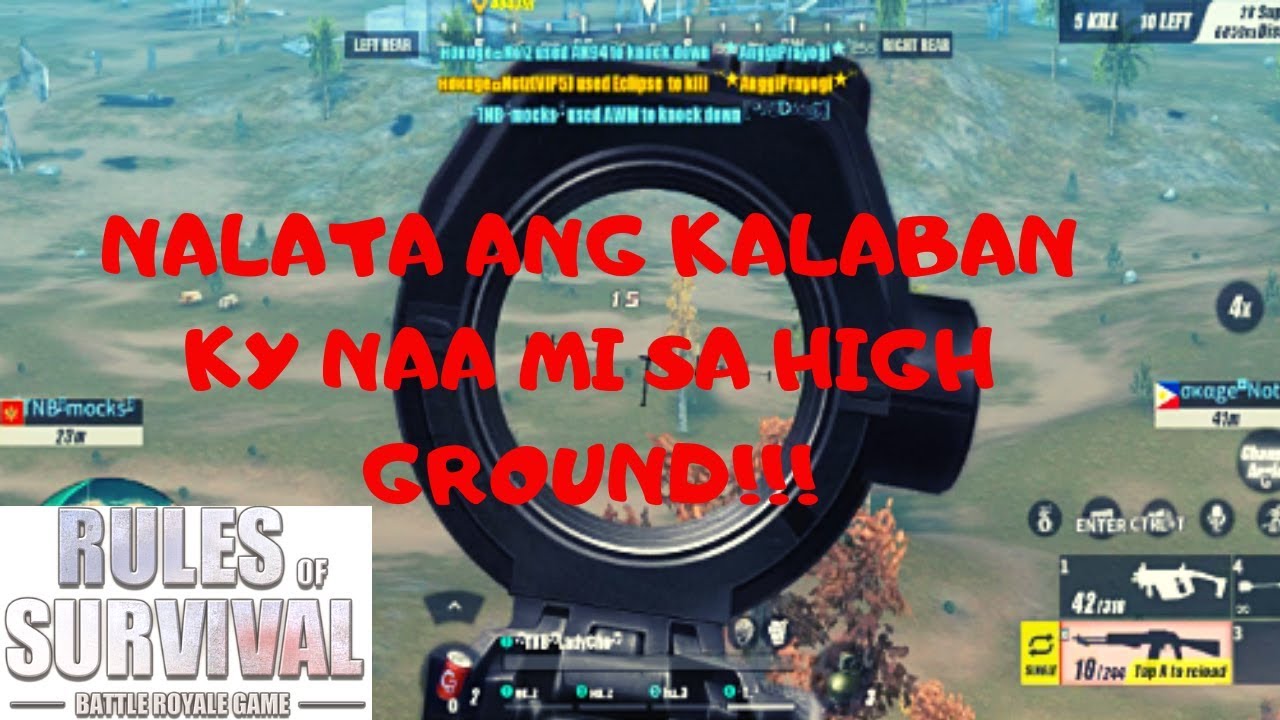 HIGH GROUND WINS!(RULES OF SURVIVAL:BATTLE ROYAL)