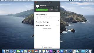 Lawrence Public Schools: Student Webex Sign in- Macbook