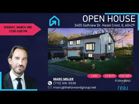 3405 Golfview Dr, Hazel Crest, IL home video tour