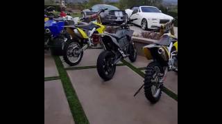 Famous Chris Brown showing his car collection 2017 Wealth