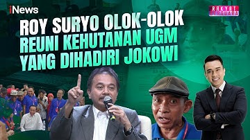Sindir Reuni Fakultas Kehutanan UGM, Roy Suryo: Datengnya Rombongan Pakai Elf | Rakyat Bersuara