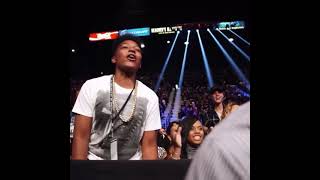 Floyd Mayweather’s son tells Andre Berto “what are those” during their fight