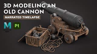 Old Cannon | Autodesk Maya + Substance 3D Painter