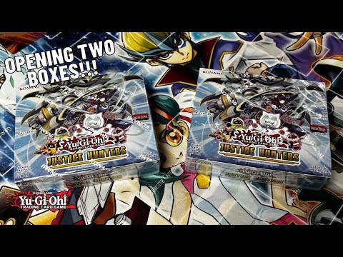 Lets Test Our Luck With Two More Yugioh Justice Hunters Booster Boxes -  YouTube