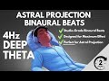 4Hz Binaural Beats for Astral Projection | 2 Hours of theta waves for Out-of-Body Exploration