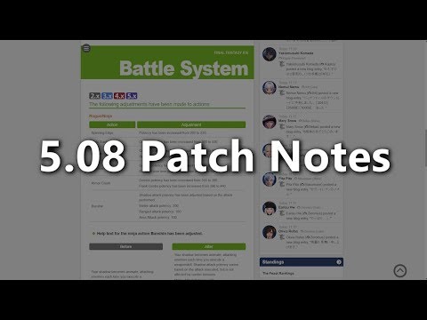 FFXIV: Patch 5.08 Notes