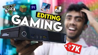 7,000/- Rs Mini PC From Amazon!⚡Hard Gaming & Editing Test on Mini Computer🔥Windows & Linux Ready