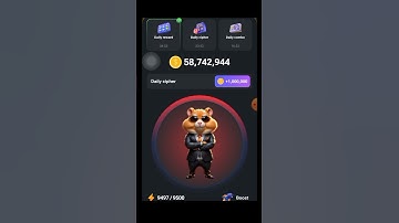 HAMSTER KOMBAT DAILY CIPHER|"GET 1 MILLION COINS FOR FREE| Code|cipher AIRDROP|MORSE CODE🔥"22/06/24