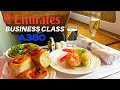 Emirates airbus a380 business  dubai  paris