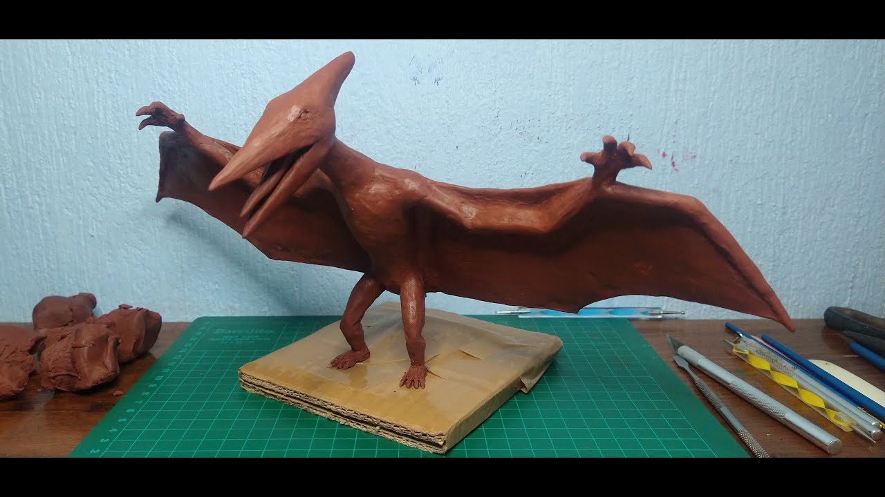 Como Hacer Un Pterodáctilo Con Plastilina Youtube 