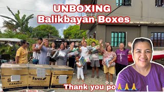 Unboxing Balikbayan Boxes from Maryland USA | Thank you so much po sa Butihing Sponsors