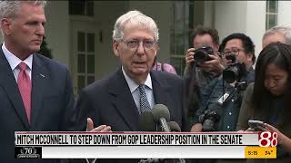 Mitch McConnell to step down from GOP leadership position in the Senate
