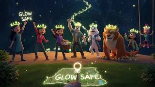 Hidden Firefly Grove! 🐶🌸 Glow Pathway!🪄✨ Forest Friends Mission🪄⚡Ep 14🚨 #animation #kids #cartoon