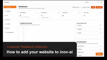 Get Started with User Feedback Collection with inov-ai