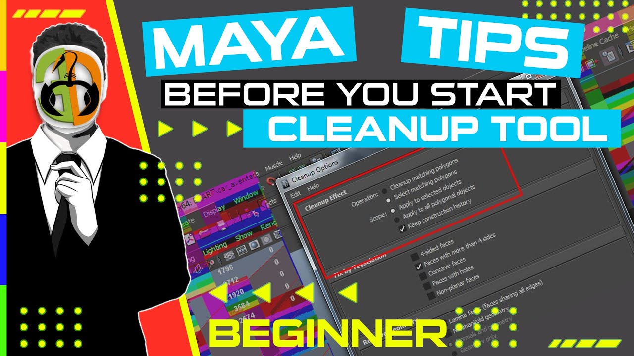 MAYA CLEANUP TOOL KNOW HOW TO TROUBLE SHOOT AND FIX YouTube