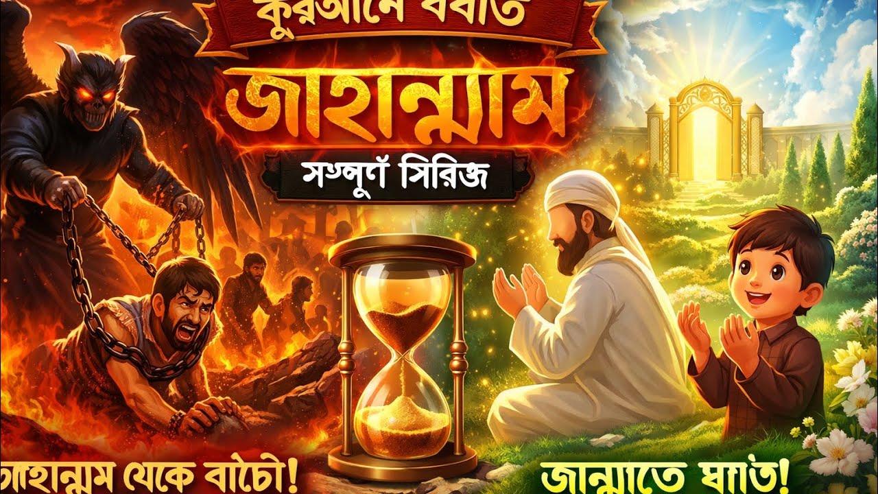 কুরআনে বর্ণিত জাহান্নাম | ভয়াবহ সত্য l সম্পুর্ণ সিরিজ l সত্যসন্ধানেরপথ০২৩